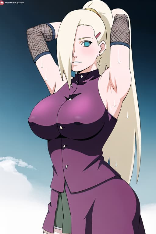  (yamanaka_ino:1.2), hair down,(masterpiece, best quality:1.2), illustration, absurdres, highres, extremely detailed,looking_at_breasts,long sleeves laced nightgown,hug,turnred face,soggywet,light areolae,light,perky,medium