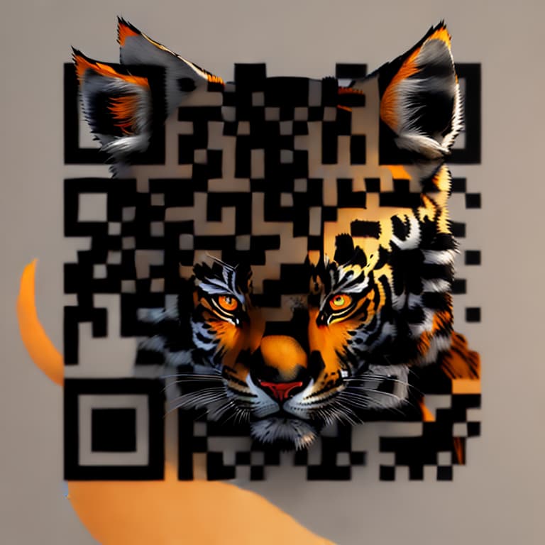  Tiger face theme, incorporating elements like fierce eyes, sharp stripes, and a powerful jawline. Use a color palette of deep oranges, bold blacks, and hints of white to capture the majestic aura of a tiger.