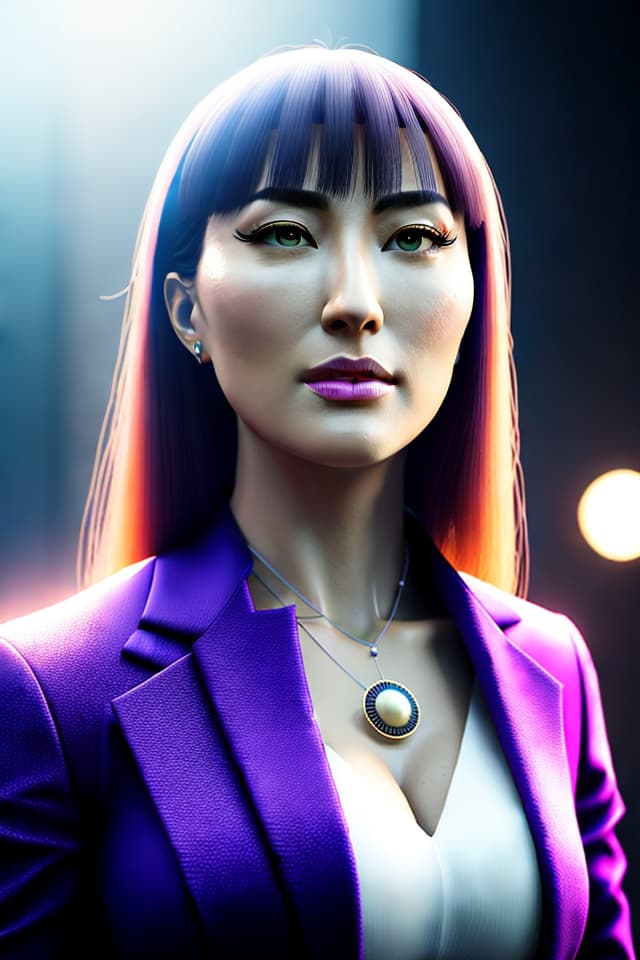  True, portrait, round face, understanding, social workers, purple cards, free perspectives hyperrealistic, full body, detailed clothing, highly detailed, cinematic lighting, stunningly beautiful, intricate, sharp focus, f/1. 8, 85mm, (centered image composition), (professionally color graded), ((bright soft diffused light)), volumetric fog, trending on instagram, trending on tumblr, HDR 4K, 8K