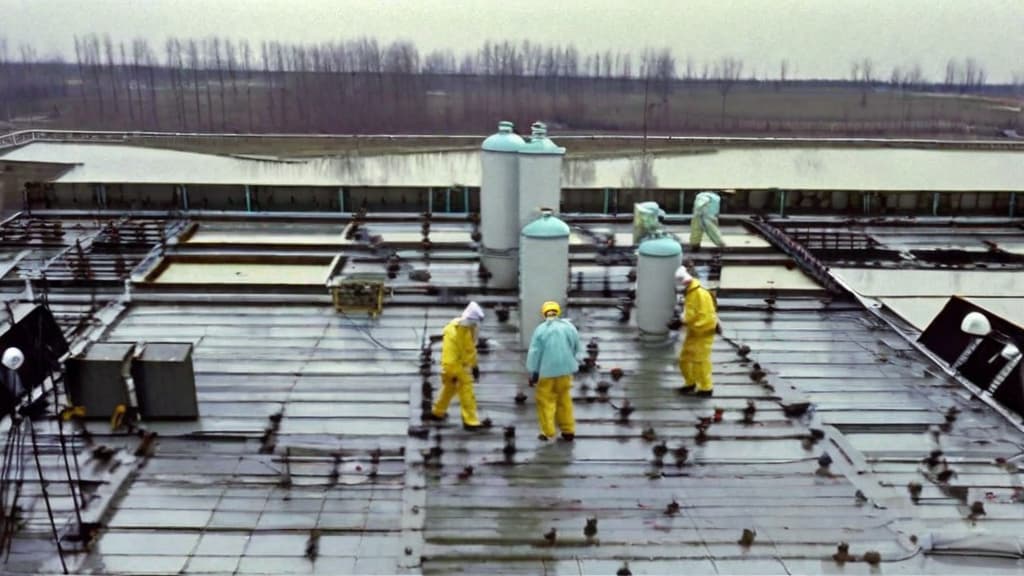  The most complex decontamination mission given to the liquidators involved cleaning the roof of the Chernobyl Power Plant Reactor No. 4 that had exploded.