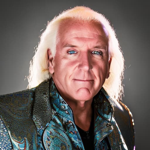 portrait+ style ric flair queer face