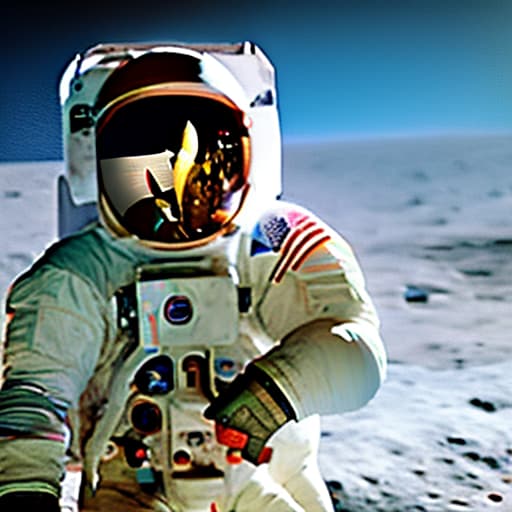  Man on the moon, ultra hd selfie