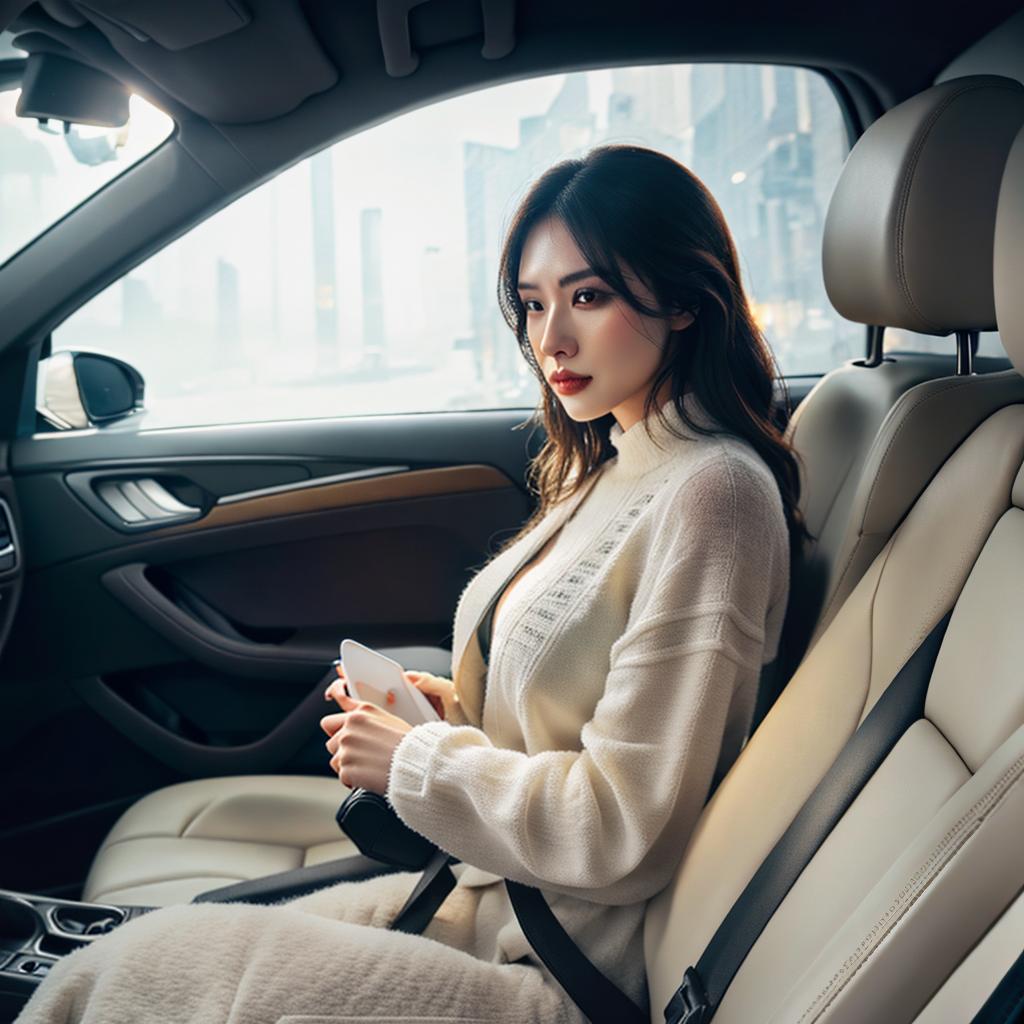  car hyperrealistic, full body, detailed clothing, highly detailed, cinematic lighting, stunningly beautiful, intricate, sharp focus, f/1. 8, 85mm, (centered image composition), (professionally color graded), ((bright soft diffused light)), volumetric fog, trending on instagram, trending on tumblr, HDR 4K, 8K