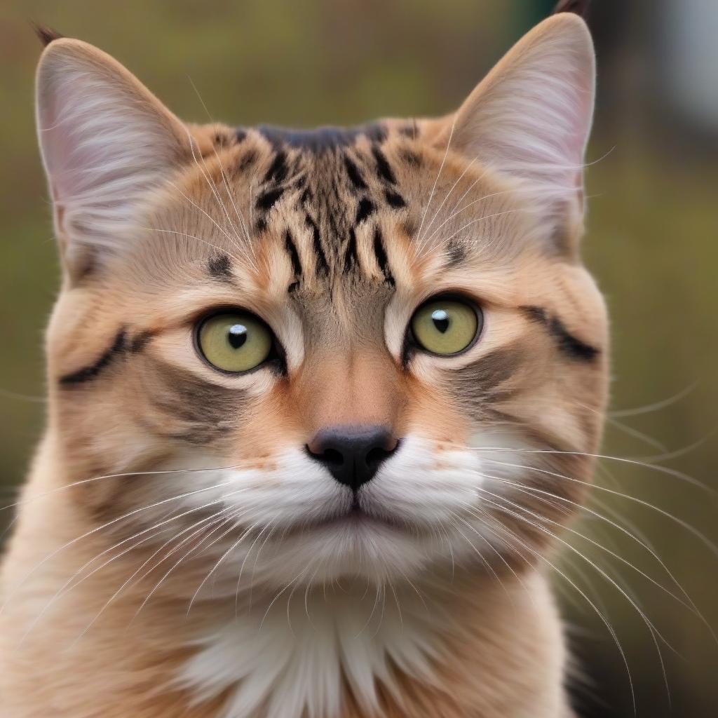  Generate a humorous cat meme with the caption 'Huh?' or 'What?' featuring an image of a perplexed or curious-looking cat. The cat should be in a funny or unexpected situation, and the text should be placed in a way that complements the image.