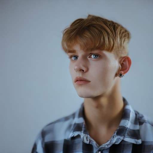 portrait+ style czech homosexual queer twink blonde very cute dude face