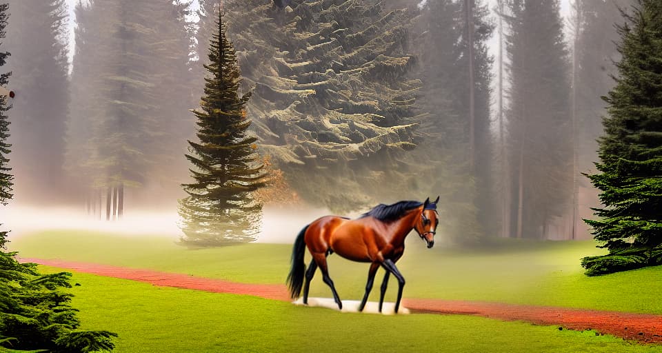  forest, logs, lumbejack, horse hyperrealistic, full body, detailed clothing, highly detailed, cinematic lighting, stunningly beautiful, intricate, sharp focus, f/1. 8, 85mm, (centered image composition), (professionally color graded), ((bright soft diffused light)), volumetric fog, trending on instagram, trending on tumblr, HDR 4K, 8K