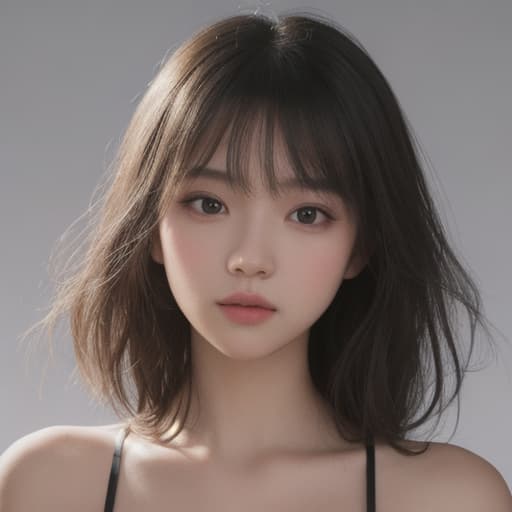  girl, best quality, solo, headshot, simple background