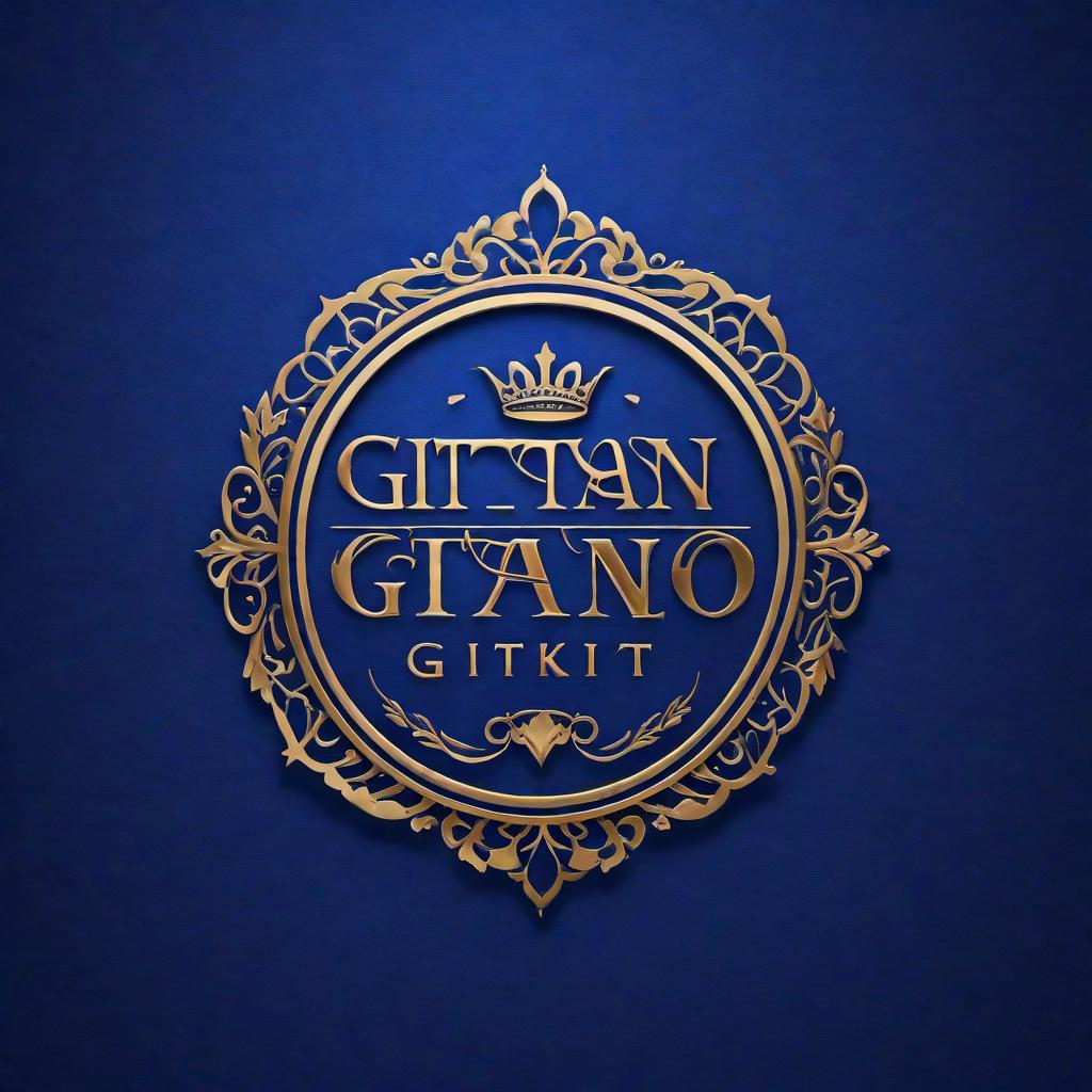  Create a logo for the brand 'Gitano Kit'. The brand represents a box service with multiple product lines. The logo should feature the name 'Gitano Kit' in a vibrant royal blue color with a cursive, elegant, and free-spirited font style that conveys elegance and freedom. hyperrealistic, full body, detailed clothing, highly detailed, cinematic lighting, stunningly beautiful, intricate, sharp focus, f/1. 8, 85mm, (centered image composition), (professionally color graded), ((bright soft diffused light)), volumetric fog, trending on instagram, trending on tumblr, HDR 4K, 8K