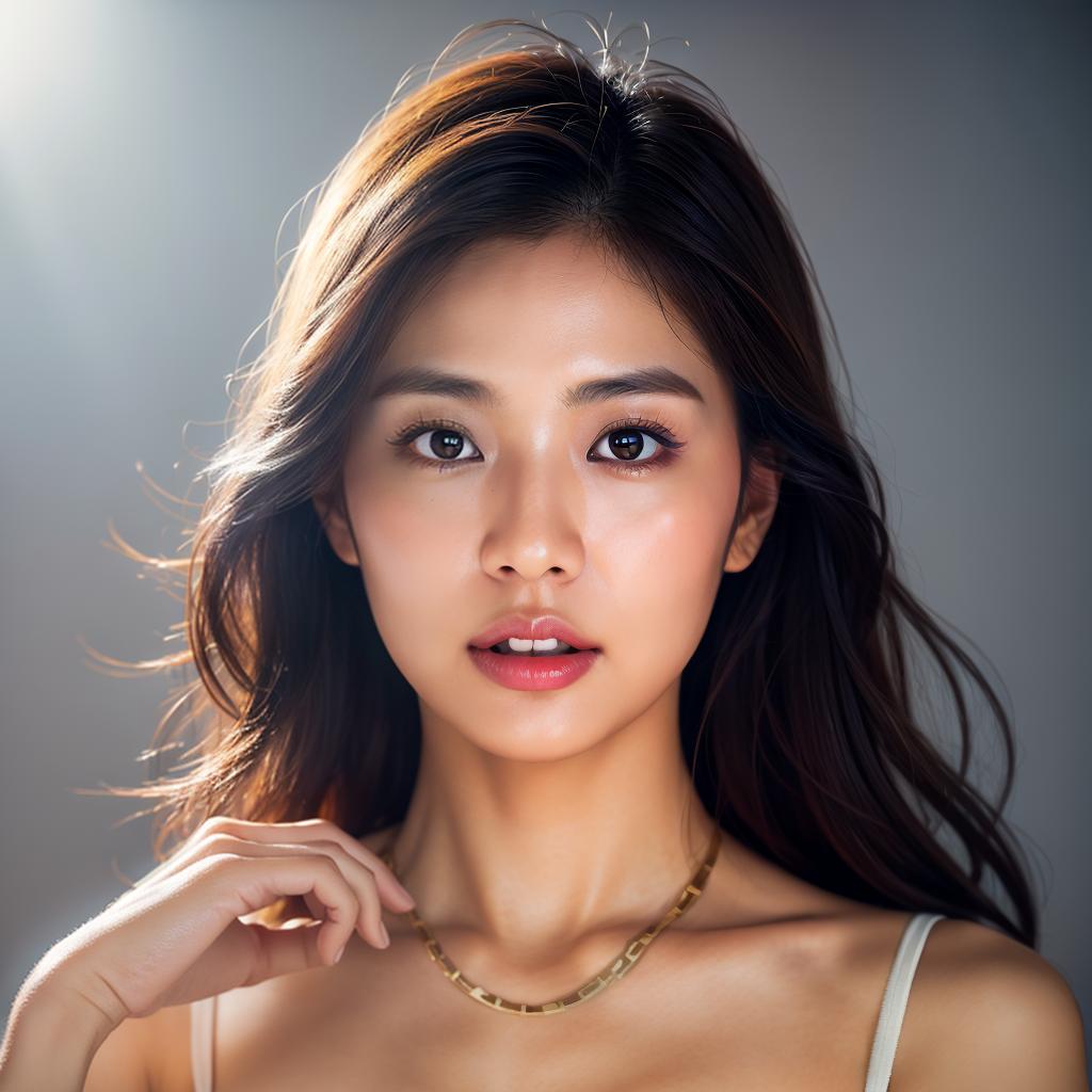  (masterpiece:1.3), (8k, photorealistic,photo, best quality: 1.4), (Japanese woman wearing clothes:),(realistic face), realistic eyes, (realistic skin), beautiful skin, (perfect body:1.3), (detailed body:1.2), bikini hyperrealistic, full body, detailed clothing, highly detailed, cinematic lighting, stunningly beautiful, intricate, sharp focus, f/1. 8, 85mm, (centered image composition), (professionally color graded), ((bright soft diffused light)), volumetric fog, trending on instagram, trending on tumblr, HDR 4K, 8K