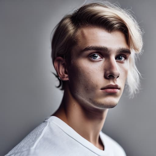 portrait+ style czech homosexual twink blonde very cute dude face