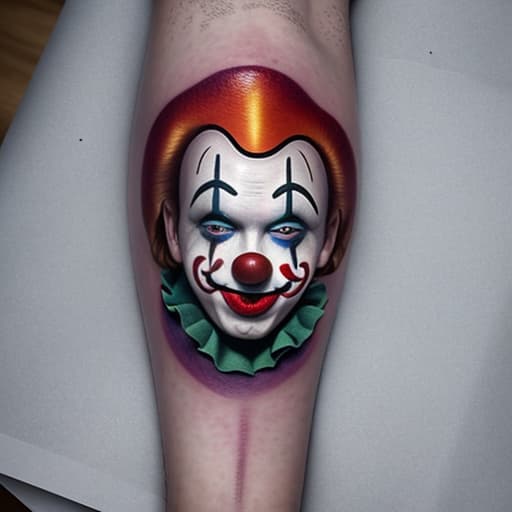  Create images clown tattoo