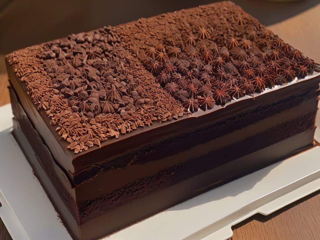  An ultradetailed closeup image of a stack of artisanal Belgian chocolate bars, showcasing their glossy texture and intricate embossed designs. The rich, deep hues of dark, milk, and white chocolate varieties are elegantly displayed against a simple, white backdrop, emphasizing the premium quality and luxurious feel of the ingredients. Each bar is carefully positioned to catch the light, highlighting the craftsmanship and highlighting the allure of fine Belgian chocolate for exquisite recipes. hyperrealistic, full body, detailed clothing, highly detailed, cinematic lighting, stunningly beautiful, intricate, sharp focus, f/1. 8, 85mm, (centered image composition), (professionally color graded), ((bright soft diffused light)), volumetric fog, trending on instagram, trending on tumblr, HDR 4K, 8K