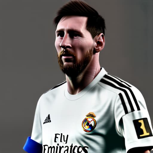 redshift style Messi with Real Madrid