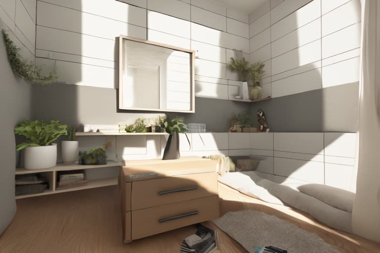  Recreate the look of a modern room. The color scheme corresponds to the original, creating a cozy and inviting atmosphere. Detail, Geometry. original color, ultrarealistic photo, cinematic light, high quality, 4k HDR, 8k