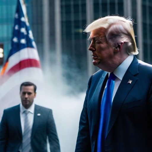  The Impact of Trump's Pro-Crypto Stance on Market Sentiment hyperrealistic, full body, detailed clothing, highly detailed, cinematic lighting, stunningly beautiful, intricate, sharp focus, f/1. 8, 85mm, (centered image composition), (professionally color graded), ((bright soft diffused light)), volumetric fog, trending on instagram, trending on tumblr, HDR 4K, 8K