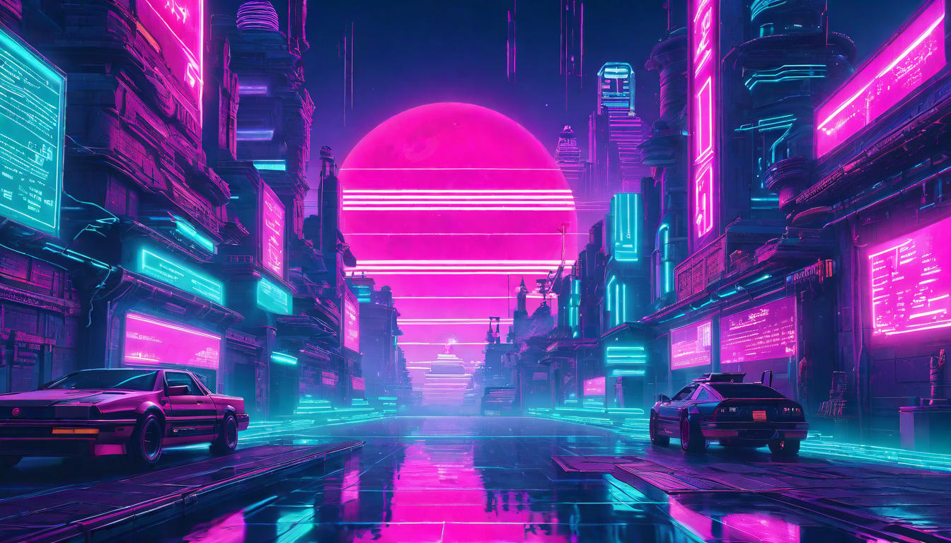  vaporwave,cyberpunk game style Sage sharing wisdom, ethereal scrolls floating, ancient symbols, magical ambianceeon, dystopian, futuristic, digital, vibrant, detailed, high contrast, reminiscent of cyberpunk genre video games,retro aesthetic, cyberpunk, vibrant, neon colors, vintage 80s and 90s style, highly detailed