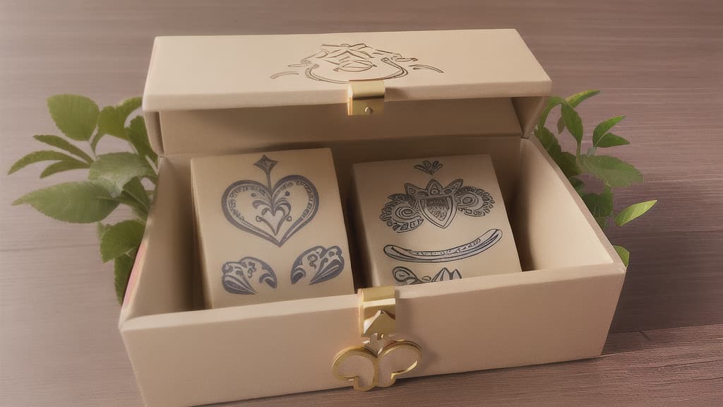  masterpiece, best quality, gift box, hand drawing