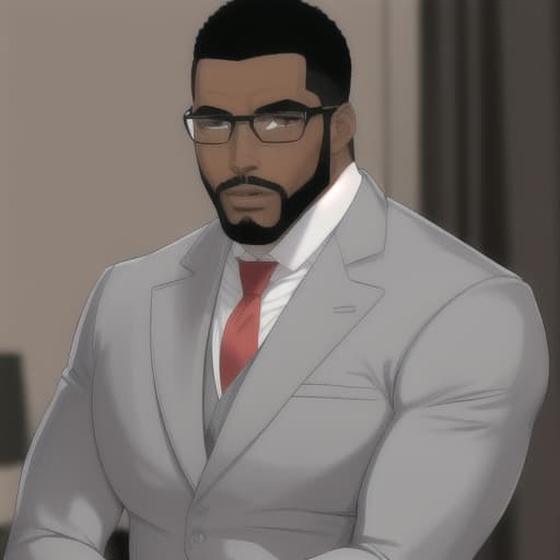  an extremely handsome black man