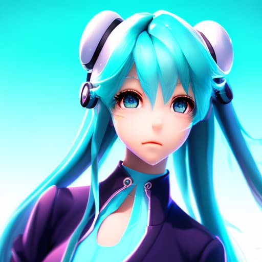 portrait+ style Hatsune Miku