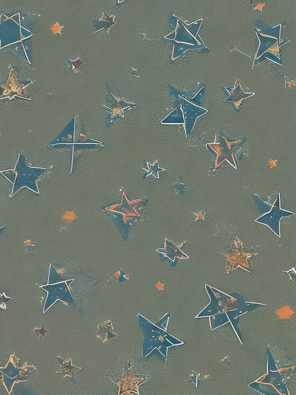  Sparkling star wallpaper with gems and pretty musical notes