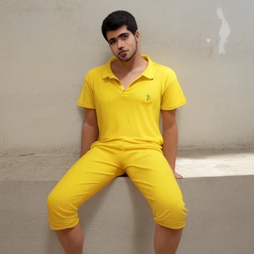  um menino de lenço amarelo