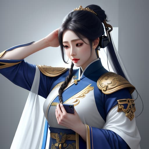  A little child is playing the mobile legend game on a mobile phone, wearing a headset on the head, with an EXO jersey, and the player's name is XIUYAO hyperrealistic, full body, detailed clothing, highly detailed, cinematic lighting, stunningly beautiful, intricate, sharp focus, f/1. 8, 85mm, (centered image composition), (professionally color graded), ((bright soft diffused light)), volumetric fog, trending on instagram, trending on tumblr, HDR 4K, 8K