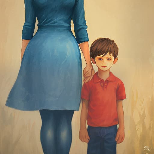  mother and son