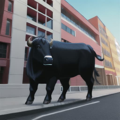  buidling designed to resemble a real bull