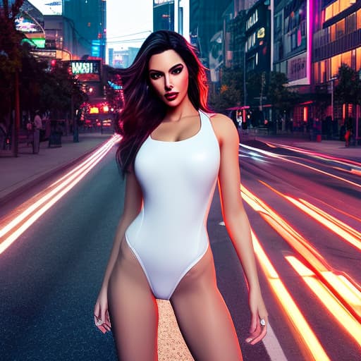 nvinkpunk Realistic image of a woman in a seethrough white one piece hyperrealistic, full body, detailed clothing, highly detailed, cinematic lighting, stunningly beautiful, intricate, sharp focus, f/1. 8, 85mm, (centered image composition), (professionally color graded), ((bright soft diffused light)), volumetric fog, trending on instagram, trending on tumblr, HDR 4K, 8K