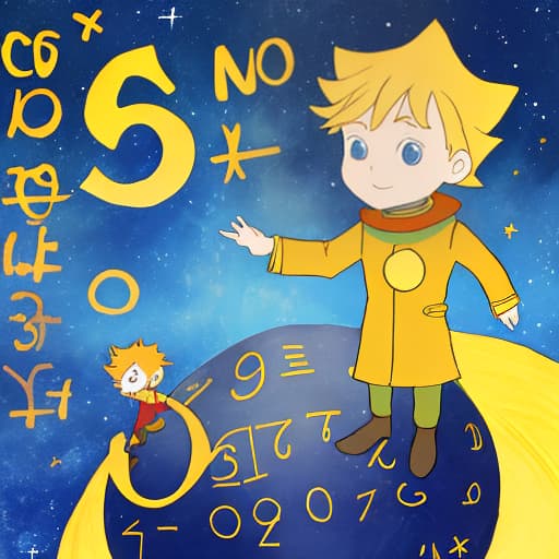  planet of numbers with the little prince