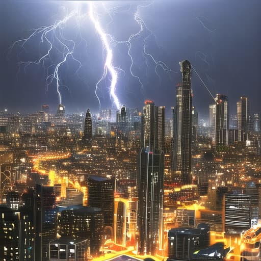  a city struck by lightning