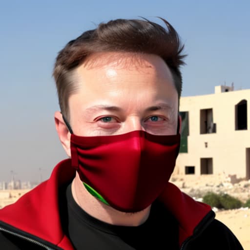  Elon mask in gaza