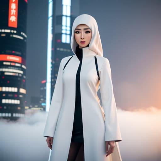  futuristic Japanese city, white, minimalist, high quality, best quality, masterpiece, 8K raw, high resolution hyperrealistic, full body, detailed clothing, highly detailed, cinematic lighting, stunningly beautiful, intricate, sharp focus, f/1. 8, 85mm, (centered image composition), (professionally color graded), ((bright soft diffused light)), volumetric fog, trending on instagram, trending on tumblr, HDR 4K, 8K