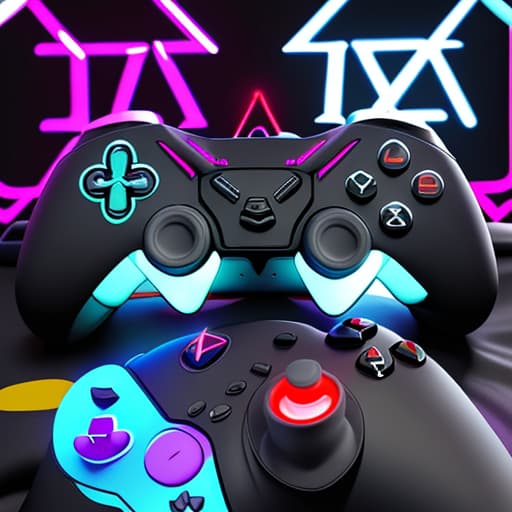  Bat signal but a gaming controller instead of bat sign