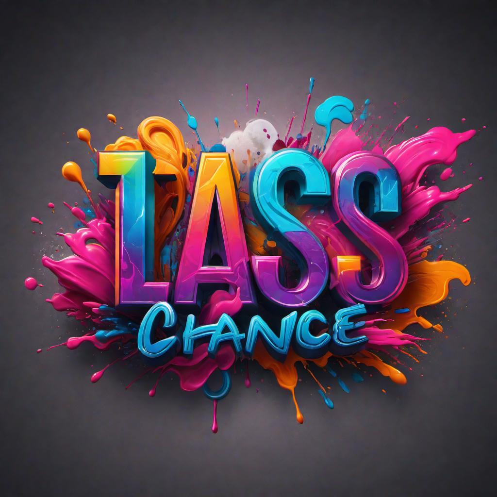  Create a street style logo with the text 'La$t Chance'. The text should have a graffiti-like appearance, with bold, energetic strokes and vibrant colors. The design should evoke an urban, edgy feel, suitable for streetwear or an underground brand. hyperrealistic, full body, detailed clothing, highly detailed, cinematic lighting, stunningly beautiful, intricate, sharp focus, f/1. 8, 85mm, (centered image composition), (professionally color graded), ((bright soft diffused light)), volumetric fog, trending on instagram, trending on tumblr, HDR 4K, 8K