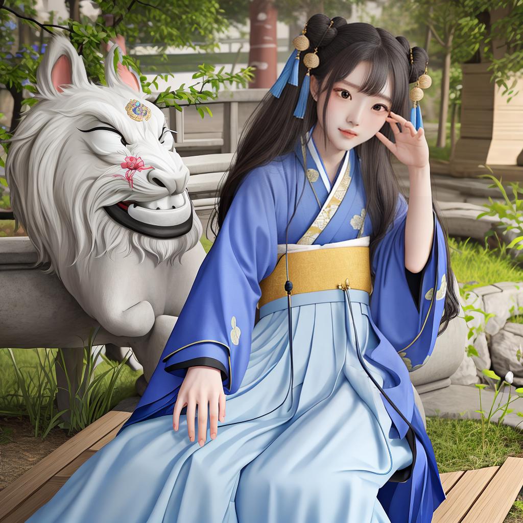  masterpiece, best quality, hanfu, giantess, chinese