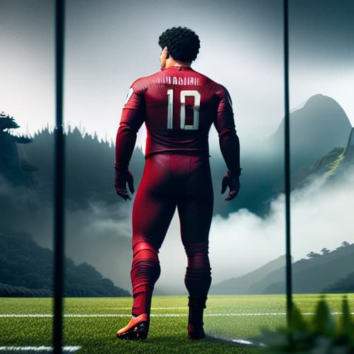  maradona hyperrealistic, full body, detailed clothing, highly detailed, cinematic lighting, stunningly beautiful, intricate, sharp focus, f/1. 8, 85mm, (centered image composition), (professionally color graded), ((bright soft diffused light)), volumetric fog, trending on instagram, trending on tumblr, HDR 4K, 8K