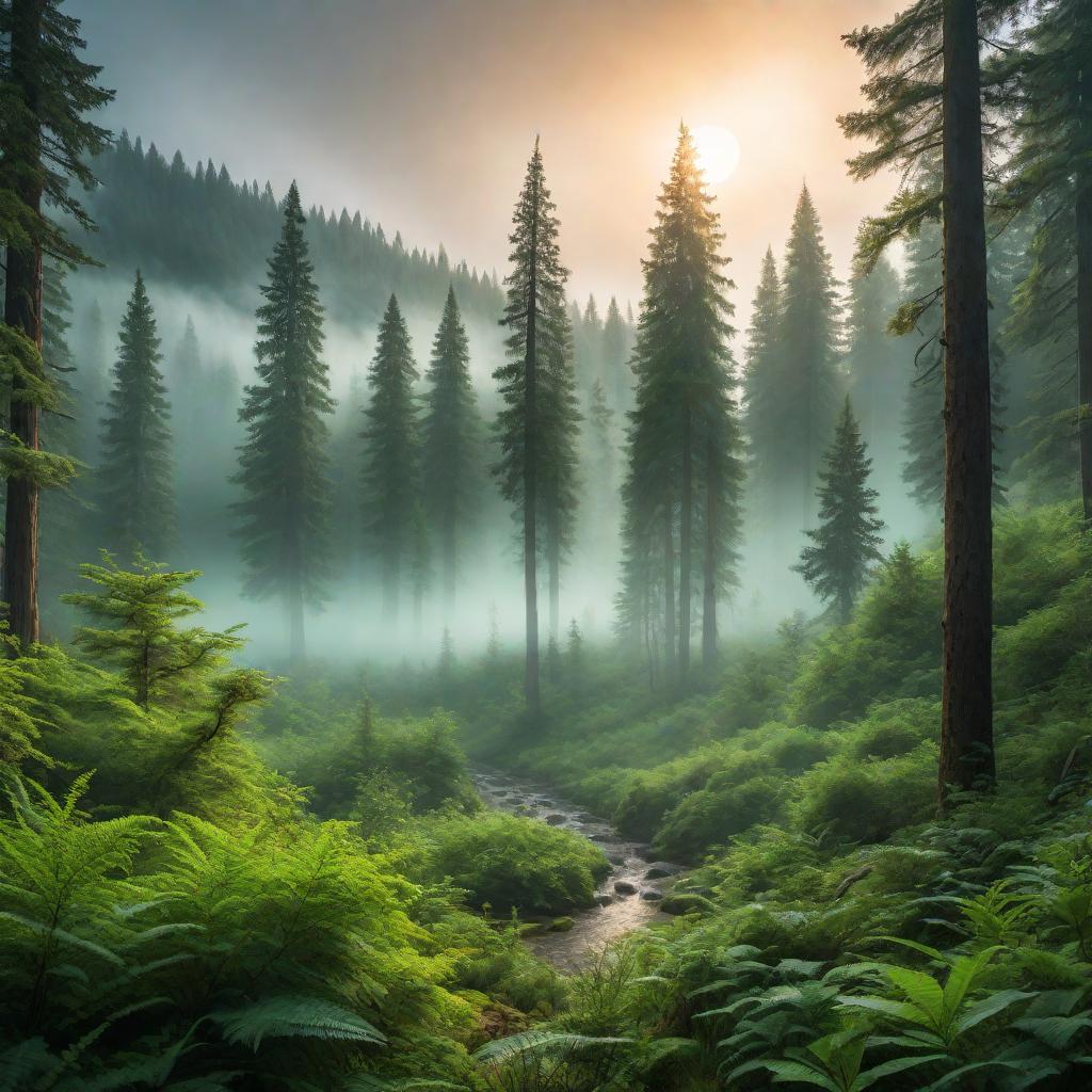  Design a type beat artwork with a forest background and chill vibes. The artwork should showcase a tranquil and serene forest scene, possibly with mist or soft sunlight filtering through the trees to emphasize a relaxing atmosphere. Include an overlay of smooth and minimalist text that says 'Forest Chill Beat' to indicate the music theme. hyperrealistic, full body, detailed clothing, highly detailed, cinematic lighting, stunningly beautiful, intricate, sharp focus, f/1. 8, 85mm, (centered image composition), (professionally color graded), ((bright soft diffused light)), volumetric fog, trending on instagram, trending on tumblr, HDR 4K, 8K