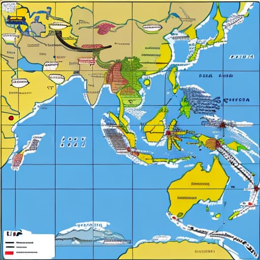  Map of Southeast Asia,