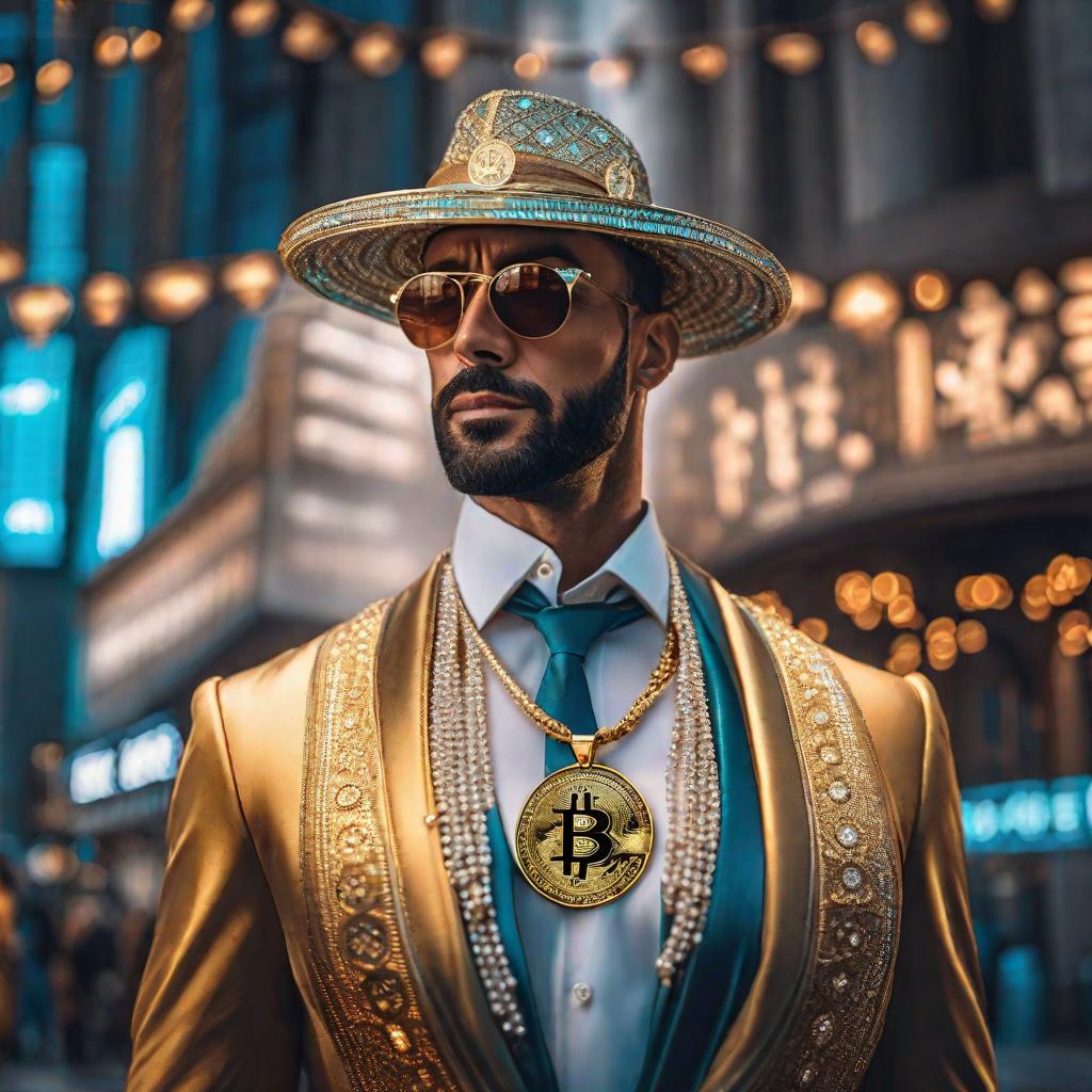  cryptocurrency investor with diamond hands hyperrealistic, full body, detailed clothing, highly detailed, cinematic lighting, stunningly beautiful, intricate, sharp focus, f/1. 8, 85mm, (centered image composition), (professionally color graded), ((bright soft diffused light)), volumetric fog, trending on instagram, trending on tumblr, HDR 4K, 8K