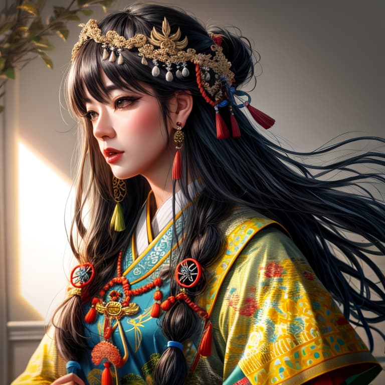  Qin Feng sat up from the bed, looking a bit dazed. hyperrealistic, full body, detailed clothing, highly detailed, cinematic lighting, stunningly beautiful, intricate, sharp focus, f/1. 8, 85mm, (centered image composition), (professionally color graded), ((bright soft diffused light)), volumetric fog, trending on instagram, trending on tumblr, HDR 4K, 8K