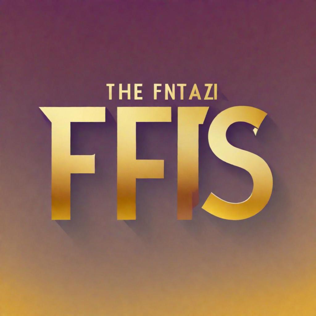  Background: A golden gradient background, with the color transitioning from a deep, rich gold at the top to a lighter gold at the bottom.  Text: The letters F and S will be the central focus displayed in the center. They will be in a bold, modern, and sleek font.  Words: Below the  F and S, the words "FapStarz.com" will be elegantly written in a slightly smaller font. The text will be centered and aligned.