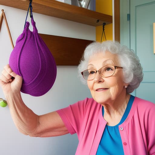 granny with hanging
