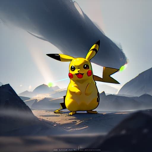  (Pikachu ), anime, highly detailed, 4k, high quality, trending on art station hyperrealistic, full body, detailed clothing, highly detailed, cinematic lighting, stunningly beautiful, intricate, sharp focus, f/1. 8, 85mm, (centered image composition), (professionally color graded), ((bright soft diffused light)), volumetric fog, trending on instagram, trending on tumblr, HDR 4K, 8K