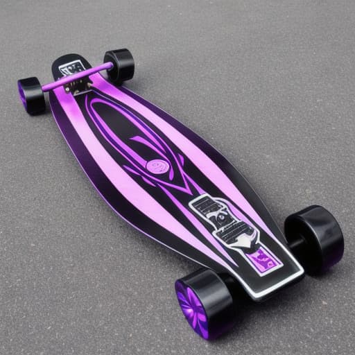  skateboard that turns into a gun purple & black jet fueled futuristic skateboard cyber skateboard