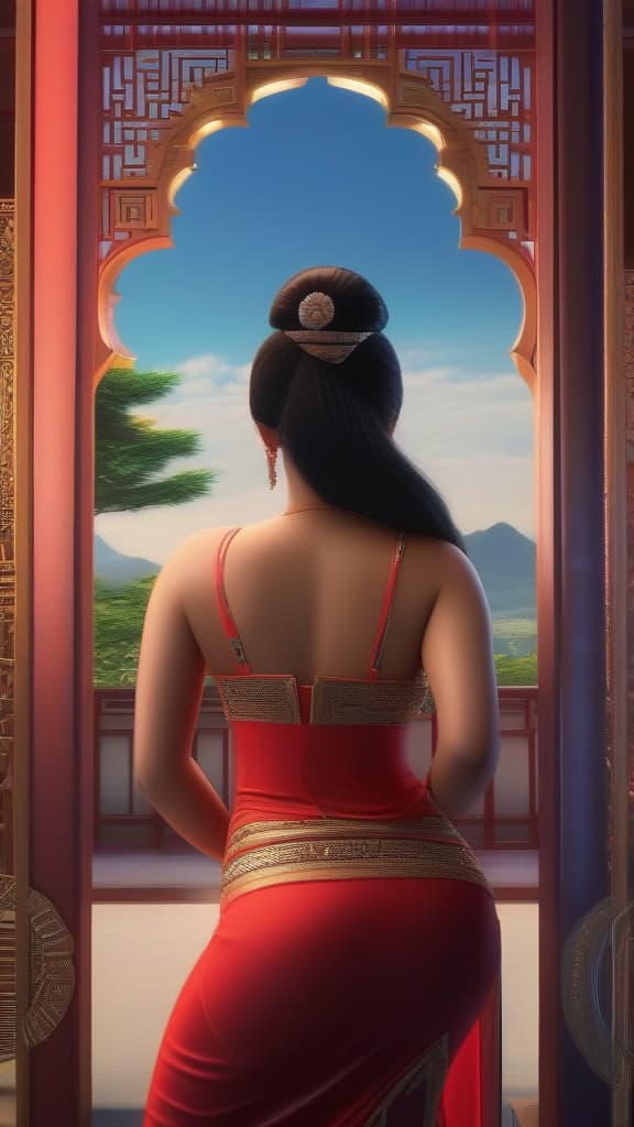  Big booty Asian, ((masterpiece)), best quality, very detailed, high resolution, sharp, sharp image, extremely detailed, 4k, 8k