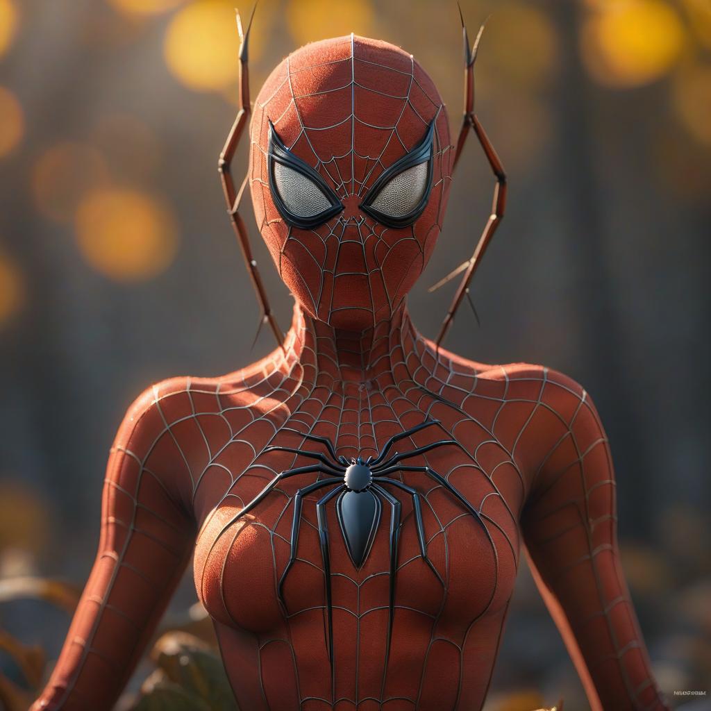  Naked Gwen Spider hyperrealistic, full body, detailed clothing, highly detailed, cinematic lighting, stunningly beautiful, intricate, sharp focus, f/1. 8, 85mm, (centered image composition), (professionally color graded), ((bright soft diffused light)), volumetric fog, trending on instagram, trending on tumblr, HDR 4K, 8K