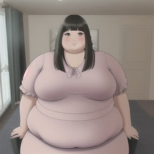  high quality photo of a fat bbw woman