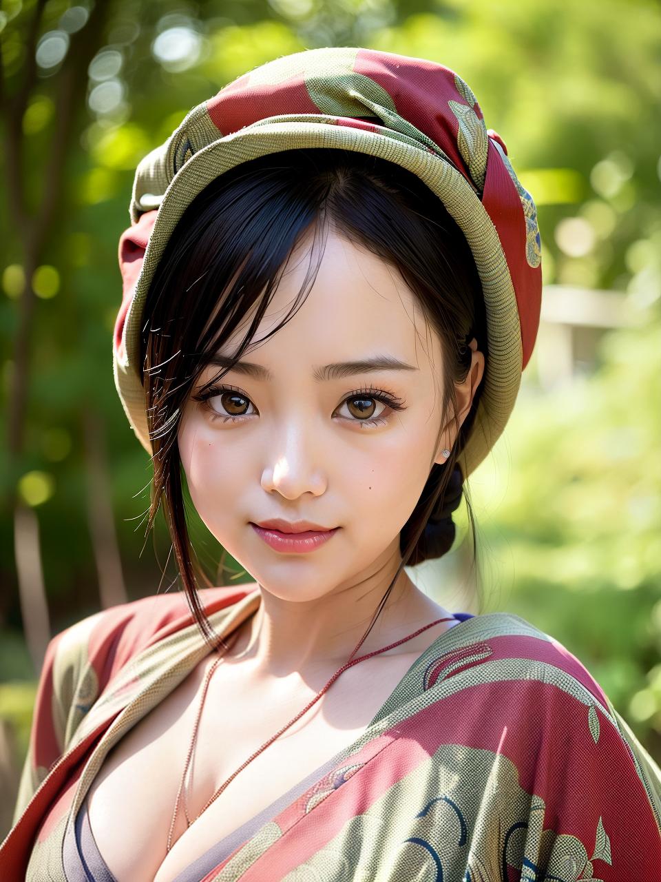  Kimono, everybody smile, big eyes, beautiful face, plump breasts, constricted waist, (Masterpiece, BestQuality:1.3), (ultra detailed:1.2), (hyperrealistic:1.3), (RAW photo:1.2),High detail RAW color photo, professional photograph, (Photorealistic:1.4), (realistic:1.4), ,professional lighting, (japanese), beautiful face, (realistic face)