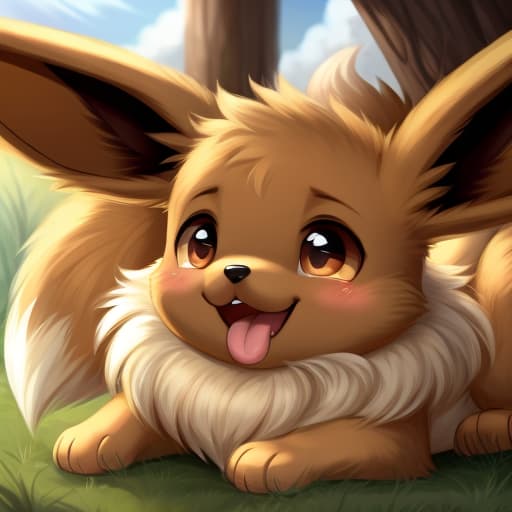  Eevee, feral, deep rimming feral, bestiality, all male, toung in ass,, open eyes, digital art, masterpiece, 4k, fine details,